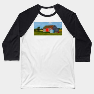 Barn with a Red Door Baseball T-Shirt